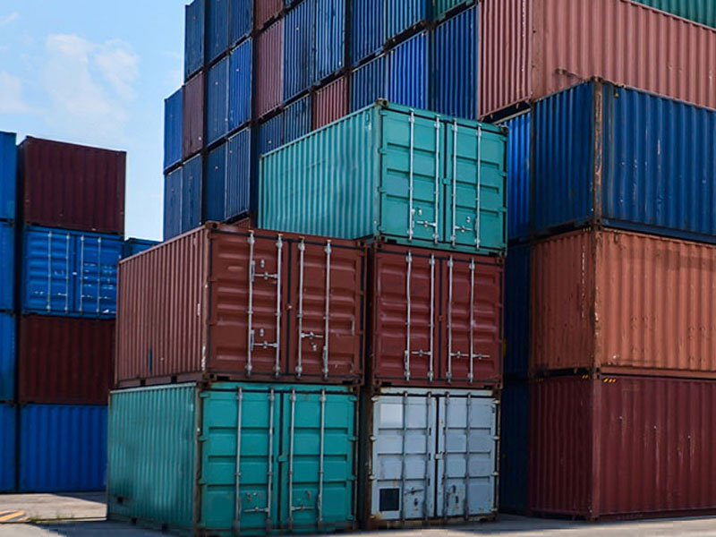 What are shipping containers made of?