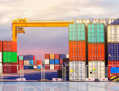 How shipping containers stack on top of each other