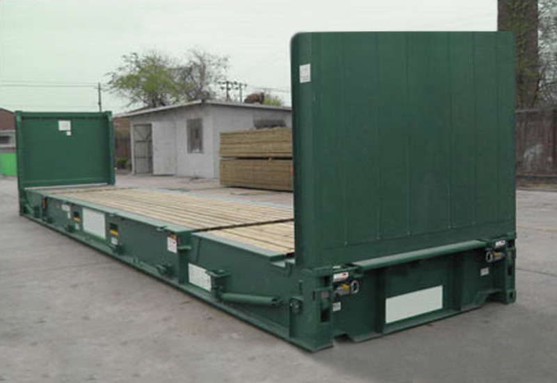 What are shipping containers made of?